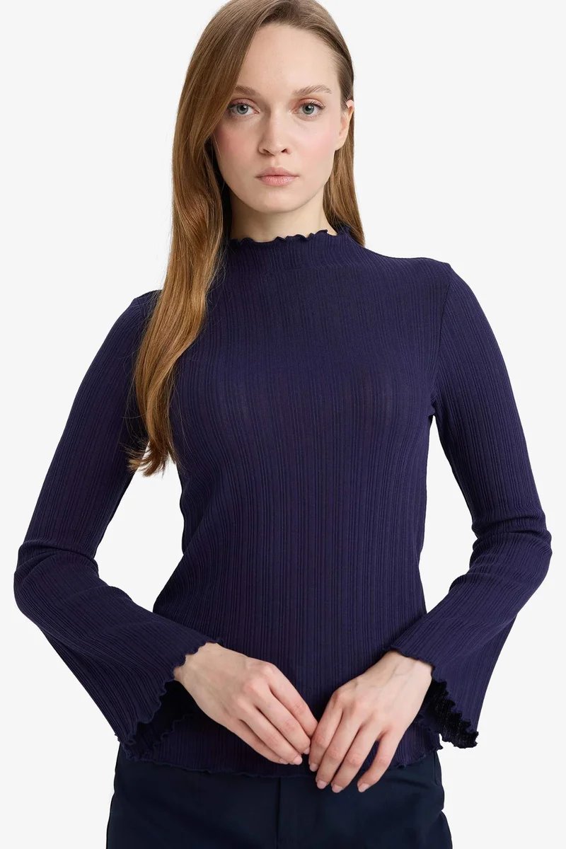 DeFacto Slim Fit Camisole Long Sleeve T-Shirt