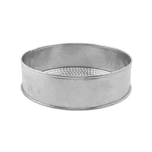 PTR Pure Iron Smooth Edge Wheat Strainer Chalni 9 x 3 Inch Heavy Duty Gehu Chalna for Rice Grains Spices Lentils Churma Multi Use Food Grade Kitchen Essential - Image 4