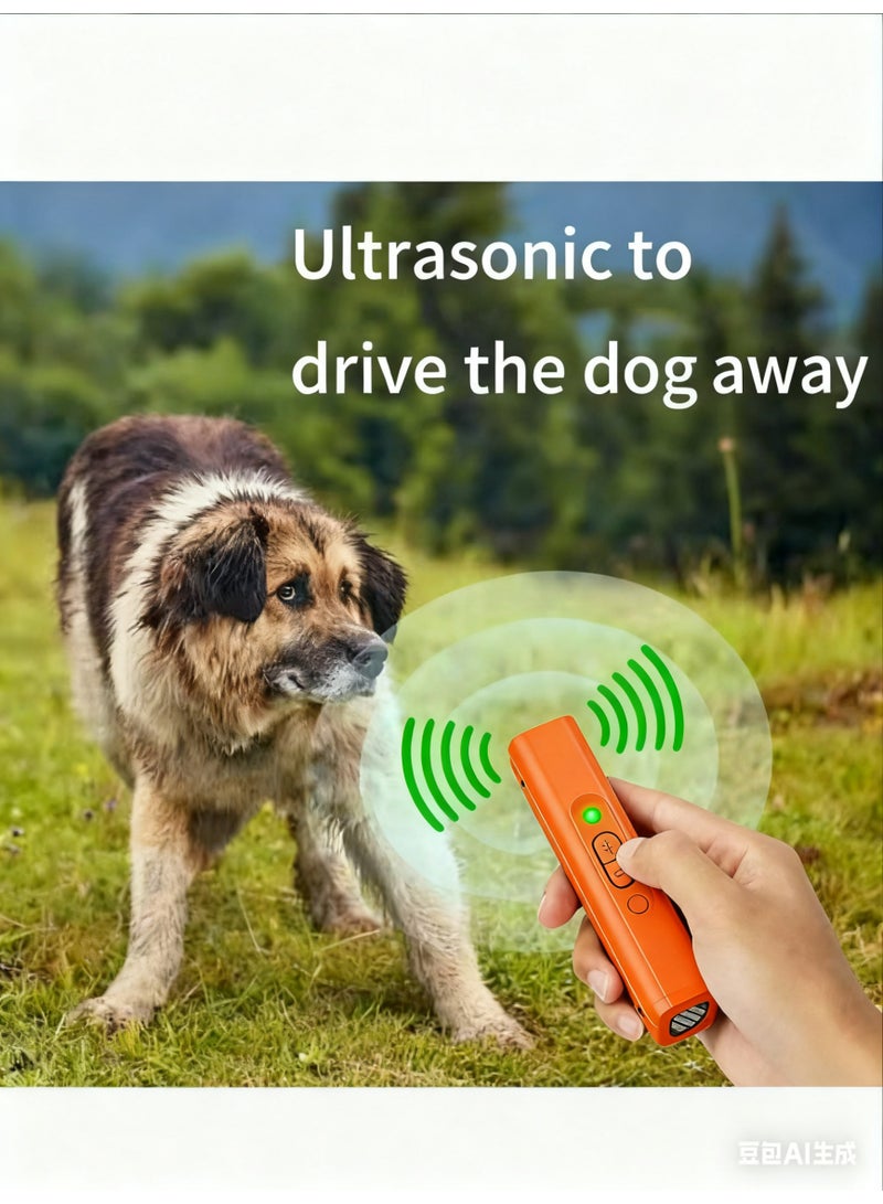 Ultrasonic Pet Dog Cat Repeller Anti Barking Stop Bark Training Device Adapter Trainer LED Ultrasonic with Flashlight Repellent - Image 3