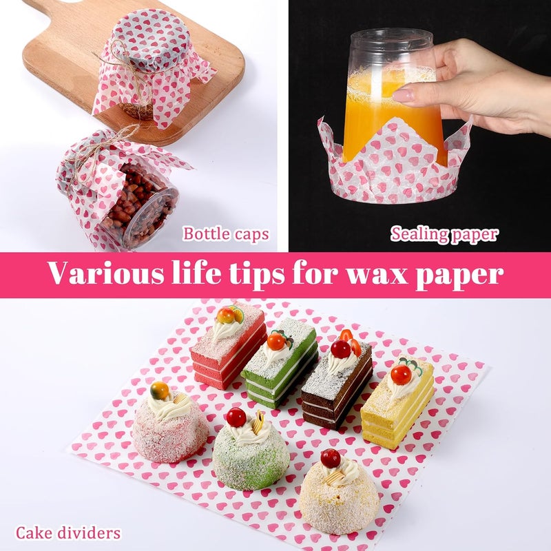 Aeaocvo 50PCS Wax Paper Sheets for Food, 9.8x8.5" Sandwich Wrapping Papers, Greaseproof Waterproof Non-Stick Deli Paper Sheets for BBQ, Picnic, Festival Party, Festival and Outdoors - Image 4