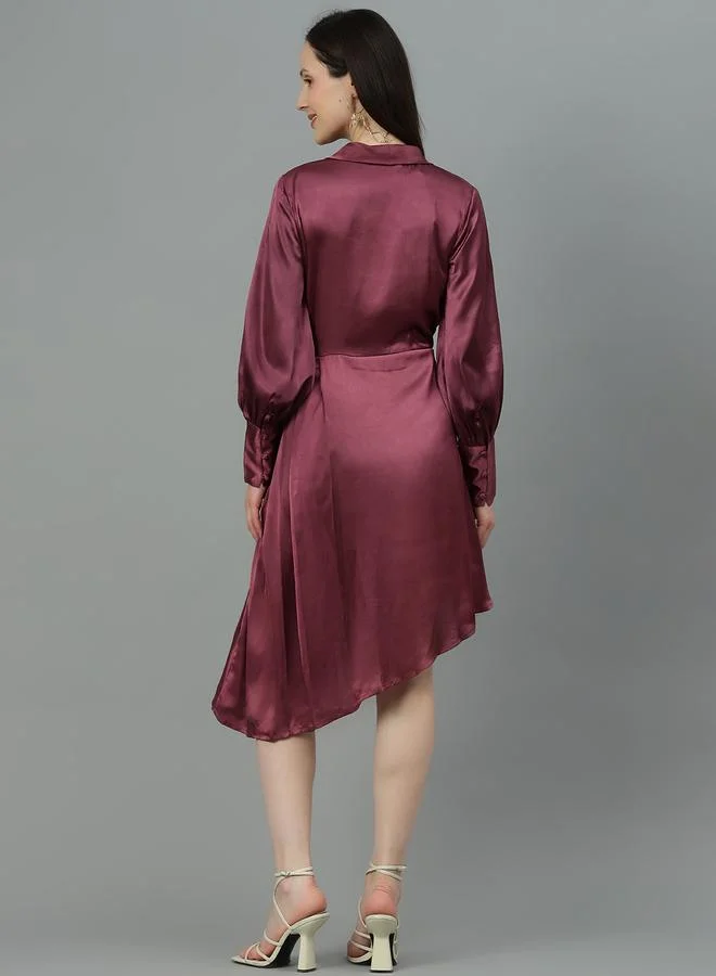 Kotty Satin Wrap Dress