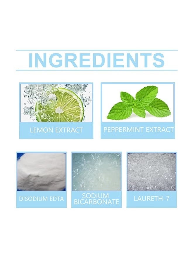 أورالحوي أقراص تنظيف المثبتات - ١٢ قرصًا لتنظيف أطقم الأسنان ومنظف أجهزة التقويم - يزيل الروائح والبقع - لأجهزة التقويم، وأجهزة التقويم، وأطقم الأسنان، وواقيات الأسنان الليلية - بنكهة النعناع - Image 2