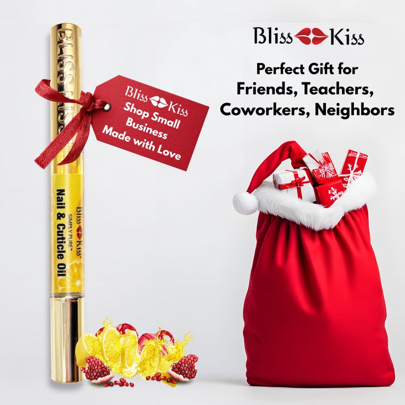 Bliss Kiss | 1 Crisp Fragrance | Nail Oil Cuticle Pen w/Vitamin E & Jojobaâ¤Nail Strengthener Nail Growth Serum for Brittle Peeling Breaking Thin Nails - Image 5