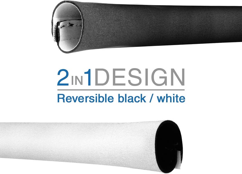 VViViD Reversible Neoprene Hook n' Loop 11 Feet Cable Management Sleeve Roll (2") - Image 3