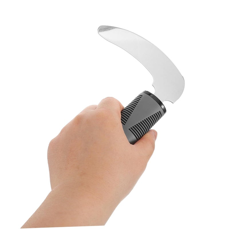 Stainless Steel Adaptive Anti Shake Eating Utensils Elderly Hand Disabled Steak Cutter Training Tool - Image 5