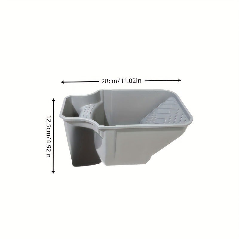 PETO 2pcs/1Set 4-inch Handheld Paint Cup with Roller Holder - Durable PP Material, Large Capacity, Easy to Use with Brushes and Rollers - Image 4