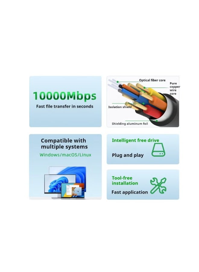 Generic 1.5M Cat 7 Ethernet cable, high-speed 10 Gigabit LAN cable, with RJ45 gold-plated connector, 10Gbps 600Mhz shielded Internet jumper, used for switches, routers, modems  - Image 2
