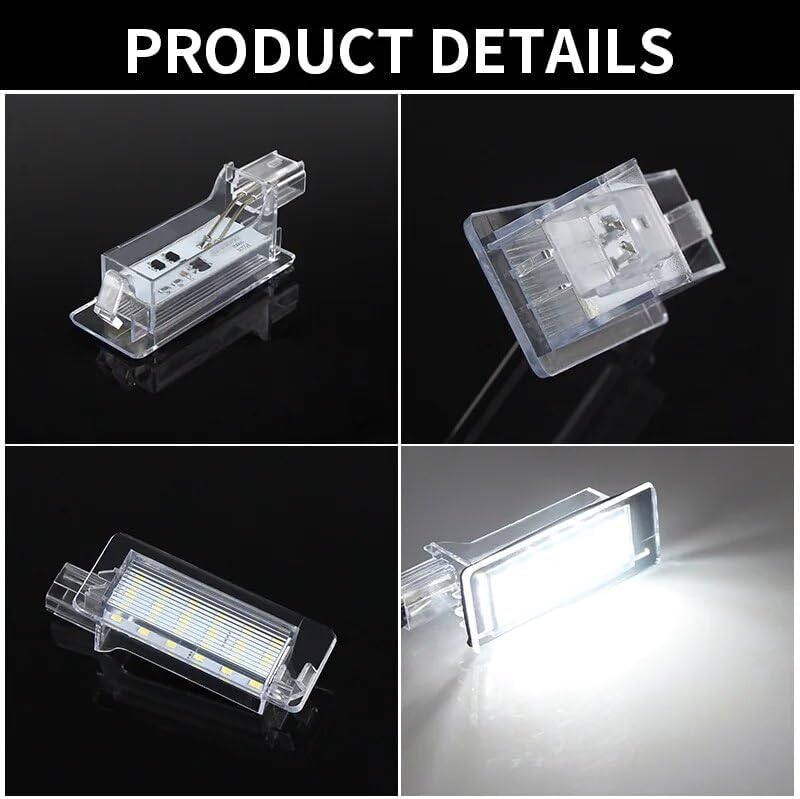 Vuzmode License Number Plate Light Lamps for Renault - Image 5