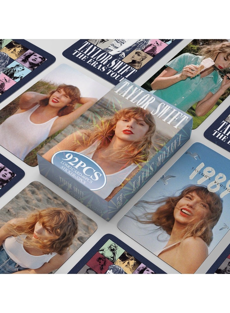 EHOME 92Pcs Taylor Swift Lomo Card And Sticker - Image 1