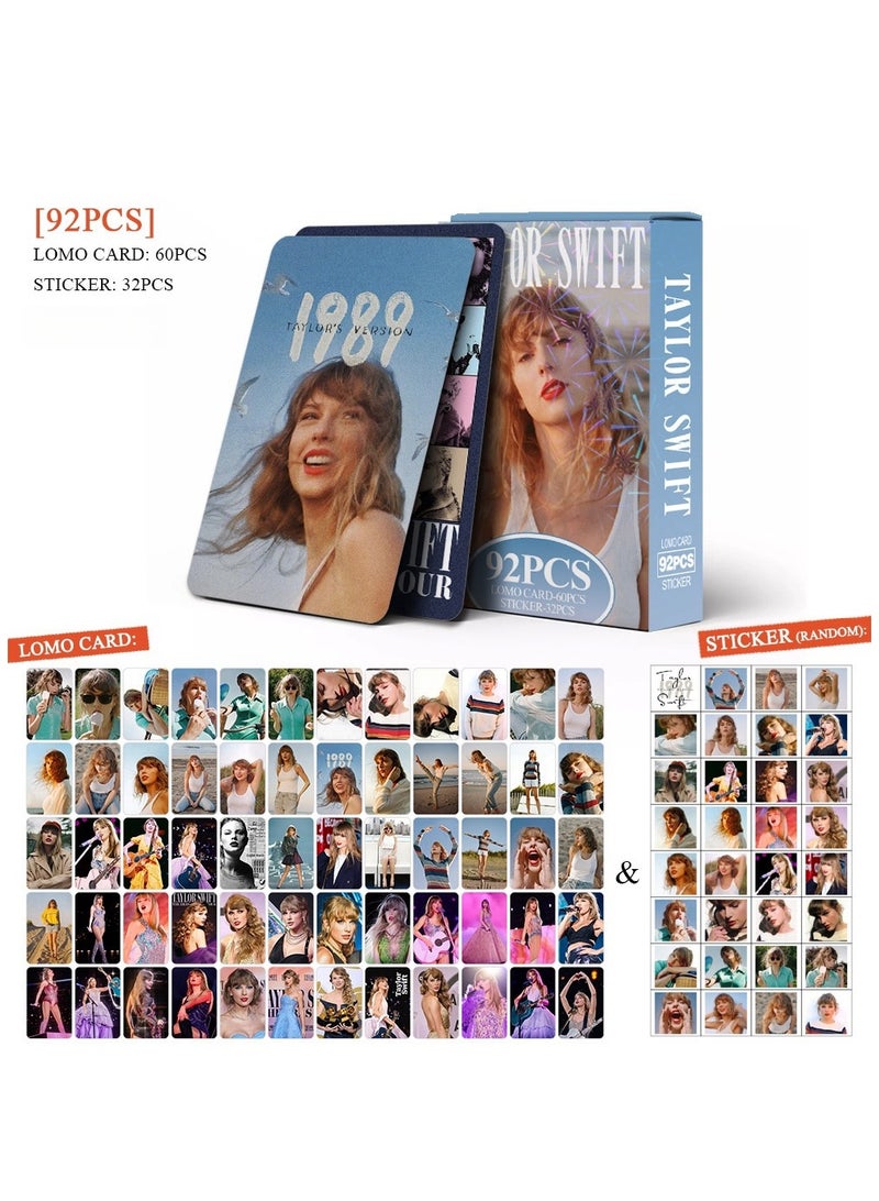 EHOME 92Pcs Taylor Swift Lomo Card And Sticker - Image 2