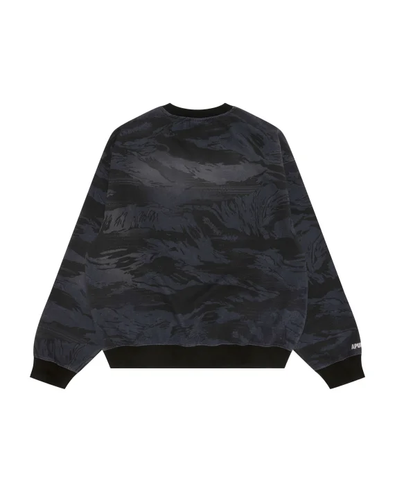 AAPE Sticker print crew neck sweatshirt