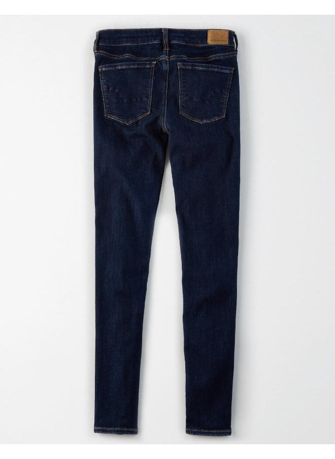 American Eagle بنطلون جينز ضيق بخصر مرتفع من AE Ne(x)t Level  - Image 4