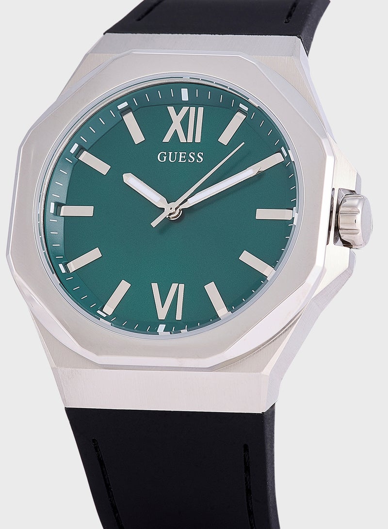 GUESS Emperor Leather Strap Analog Watch  - Image 2