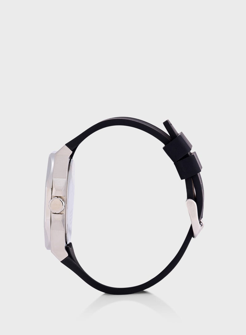 GUESS Emperor Leather Strap Analog Watch  - Image 3