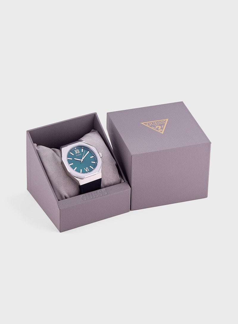 GUESS Emperor Leather Strap Analog Watch  - Image 5