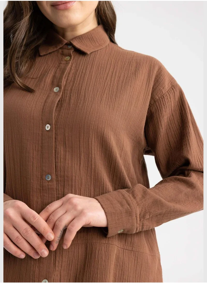 DeFacto Woman Woven Long Sleeve Tunic