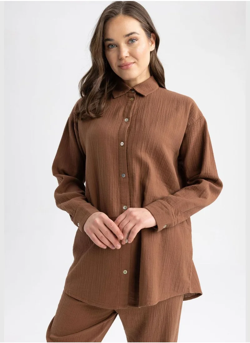 DeFacto Woman Woven Long Sleeve Tunic