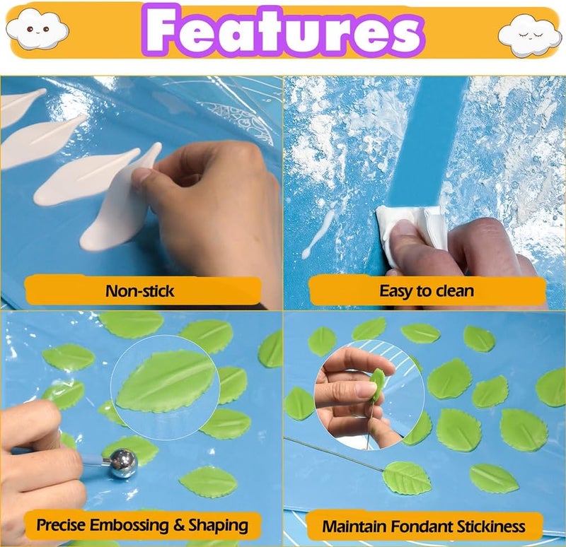 Funshowcase Gumpaste Fondant Storage Board for Sugar Flower and Leaf Making - Image 3