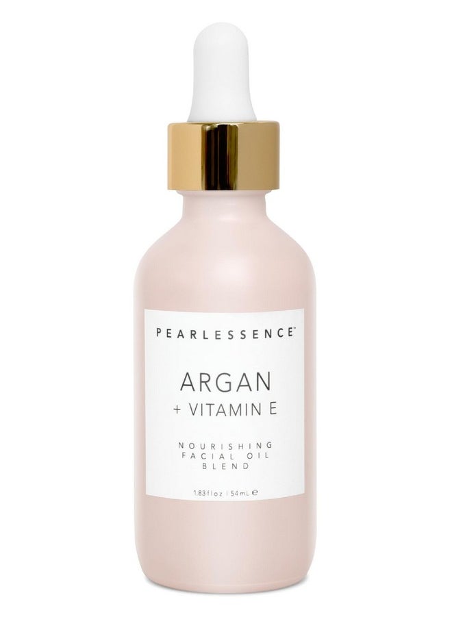 Pearlessence Pearlessence Argan & Vitamin E Facial Oil | Powerful Hydration to Help Balance, Revive & Rejuvenate Skin | Made in USA, Cruelty Free & Paraben Free  - Image 1