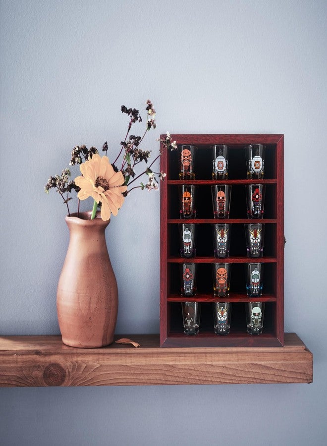 FramePro Shadow Box Frame with Removable Shelves, Deep Memory Box Display Case for Collector, Keepsake Coins Military Medals Pins Wedding Flowers Cherry Finish 11x14 - Image 2