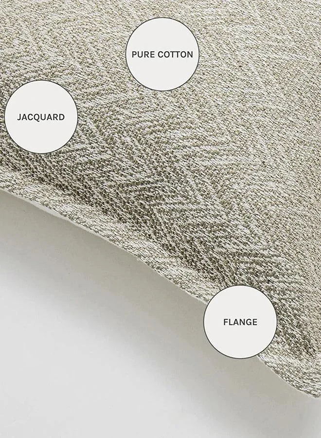 KNOT HOME Cushion Fleur Bianca (with filler) Pillow Knot Home Cover Set for Modern Sofa Contemporary Living Room Bedroom and Office Soft Washable