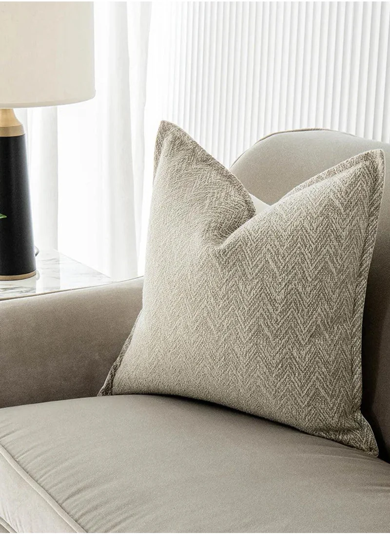 KNOT HOME Cushion Fleur Bianca (with filler) Pillow Knot Home Cover Set for Modern Sofa Contemporary Living Room Bedroom and Office Soft Washable