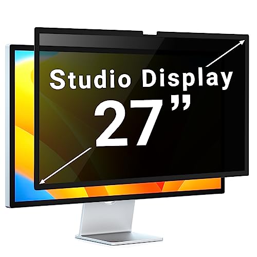ZOEGAA 27 inch iMac Privacy Screen Filter for Studio Display, Removable Computer Screen Privacy Shield and Anti-Glare Screen Protector - Image 1