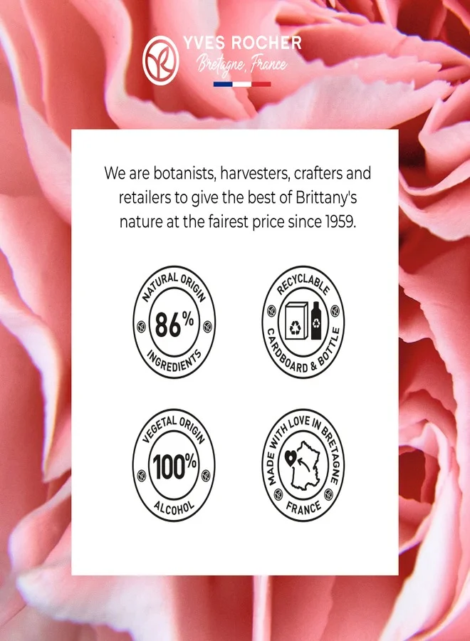 Yves Rocher OUI  LÆAMOUR EAU DE PARFUM BOTTLE 50ML