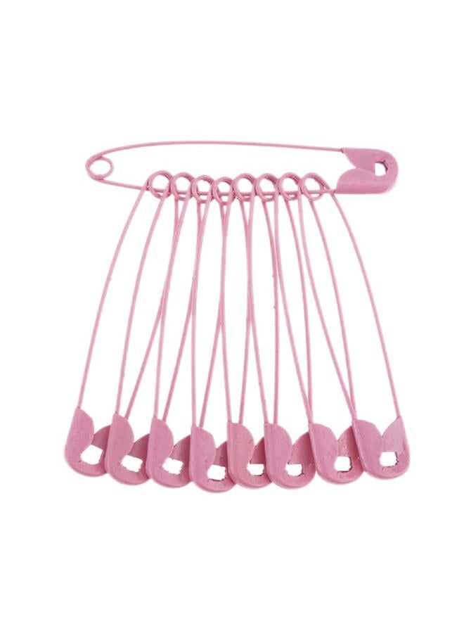SaktopDeco Pink Safety Pins 2.16 Inch Metal Safety Pins for Handcrafts DIY Sewing Art Craft Pin Pack of 100 - Image 4