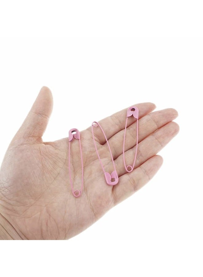 SaktopDeco Pink Safety Pins 2.16 Inch Metal Safety Pins for Handcrafts DIY Sewing Art Craft Pin Pack of 100 - Image 3