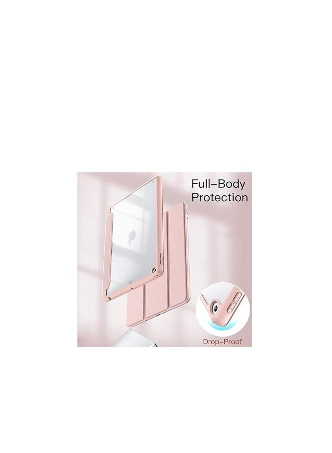 إيفو جراب حماية خلفي ممتص للصدمات بحامل قلم مدمج وخاصية النوم والتنبيه التلقائي لجهاز اي باد الجيل السادس والخامس (9.7 بوصة 2018/2017) اي باد برو 9.7 بوصة 2016 واي باد اير الجيل 1 و2  زهرى - Image 2