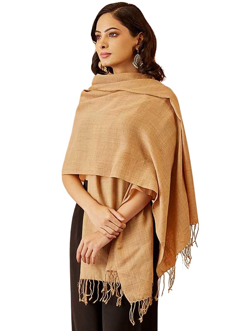 Pashmoda Women Rahmat Fine Wool Melange Stole (Size 28x80 Inches) - Image 1