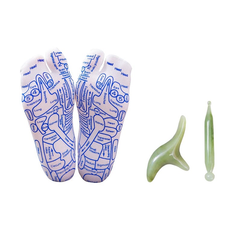Broman Reflexology Socks with Trigger Point Massage Tool, Foot Pain Relief Remedy for Foot Massage,Men's Size - Image 1