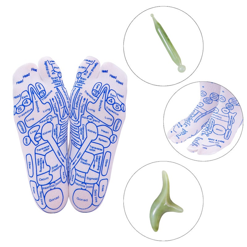 Broman Reflexology Socks with Trigger Point Massage Tool, Foot Pain Relief Remedy for Foot Massage,Men's Size - Image 2