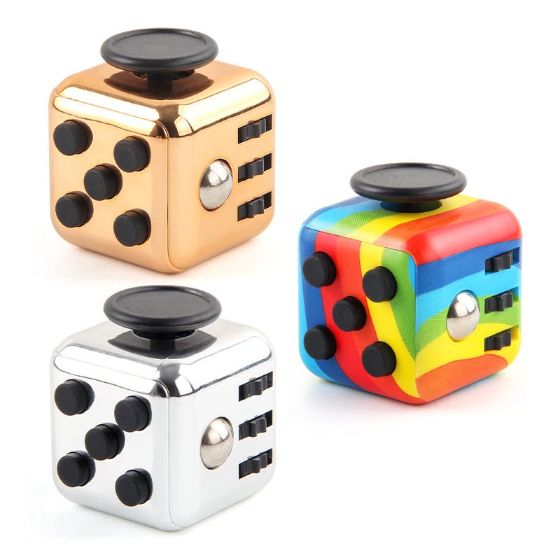 Decompression Infinite Rubik'S Cube Decompression Dice Creative Decompression Artifact Press 6 Finger Rubik'S Cube - Image 3