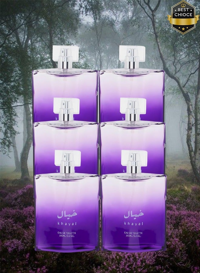 خيال 6 قطع عطر خيال للنساء 100 مل - Image 1