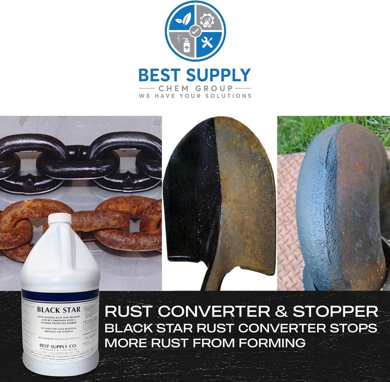 Blackstar MRO Chem Rust Converter - Converts Rust on Any Steel Surface - 1 Gallon - Image 5