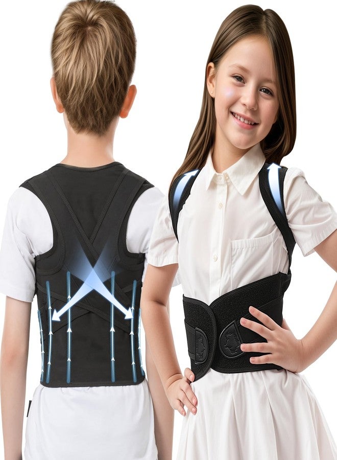 babaka Posture Corrector for Kids and Teens Adjustable Full Back Support Brace, Scoliosis, Dowagers Hump, Hunchback, Spine Corrector Boys and Girls (Medium) - Image 1