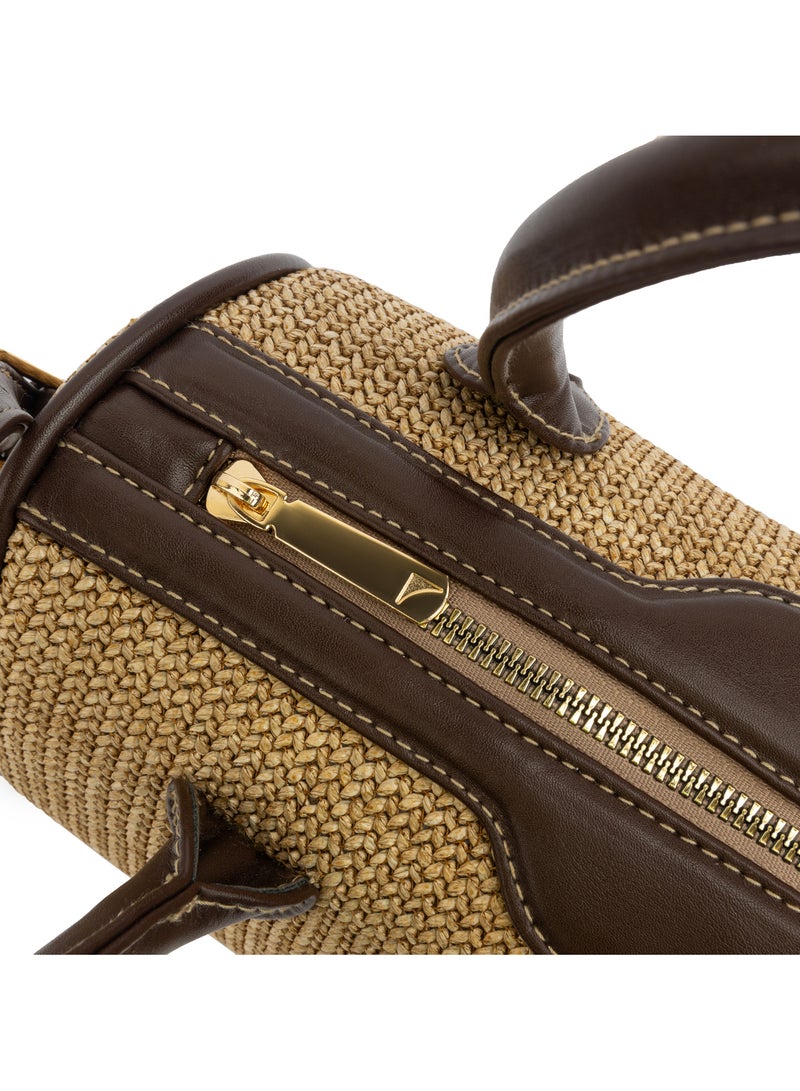 BOU Mini Duffle Bag - Brown - Image 4