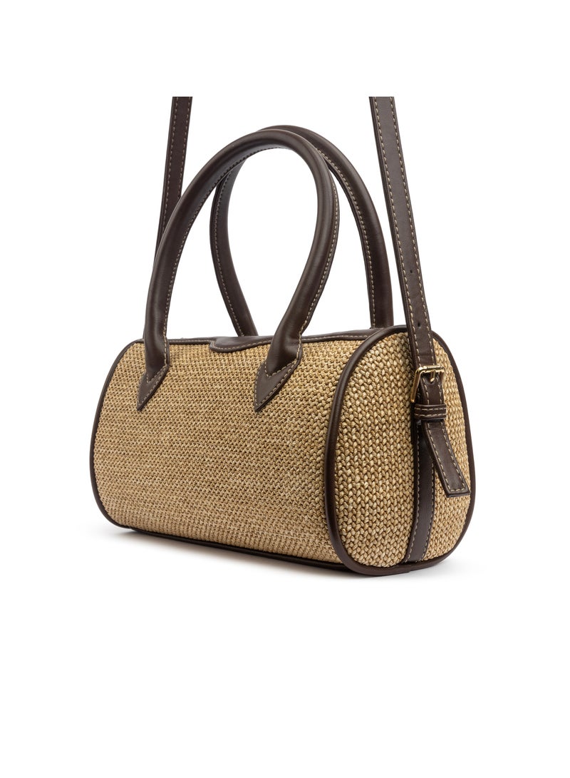 BOU Mini Duffle Bag - Brown - Image 3