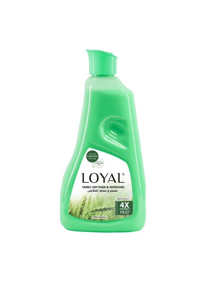 loyal Fabric Softener & Refresher Green Valley 1500 ml - Image 1