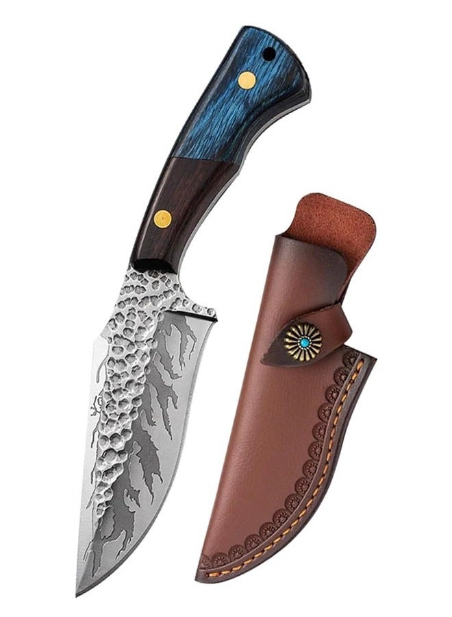 أوساويك سكين الشيف قطع اللحوم مطبخ الرص سكين من الفولاذ المقاوم للصدأ سكين تقطيع السكين عالية الصلابة سكين الجزار مع غطاء - Image 1