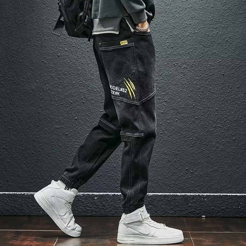 Stretch Loose Harlan Joggers Autumn Grey  - Image 2