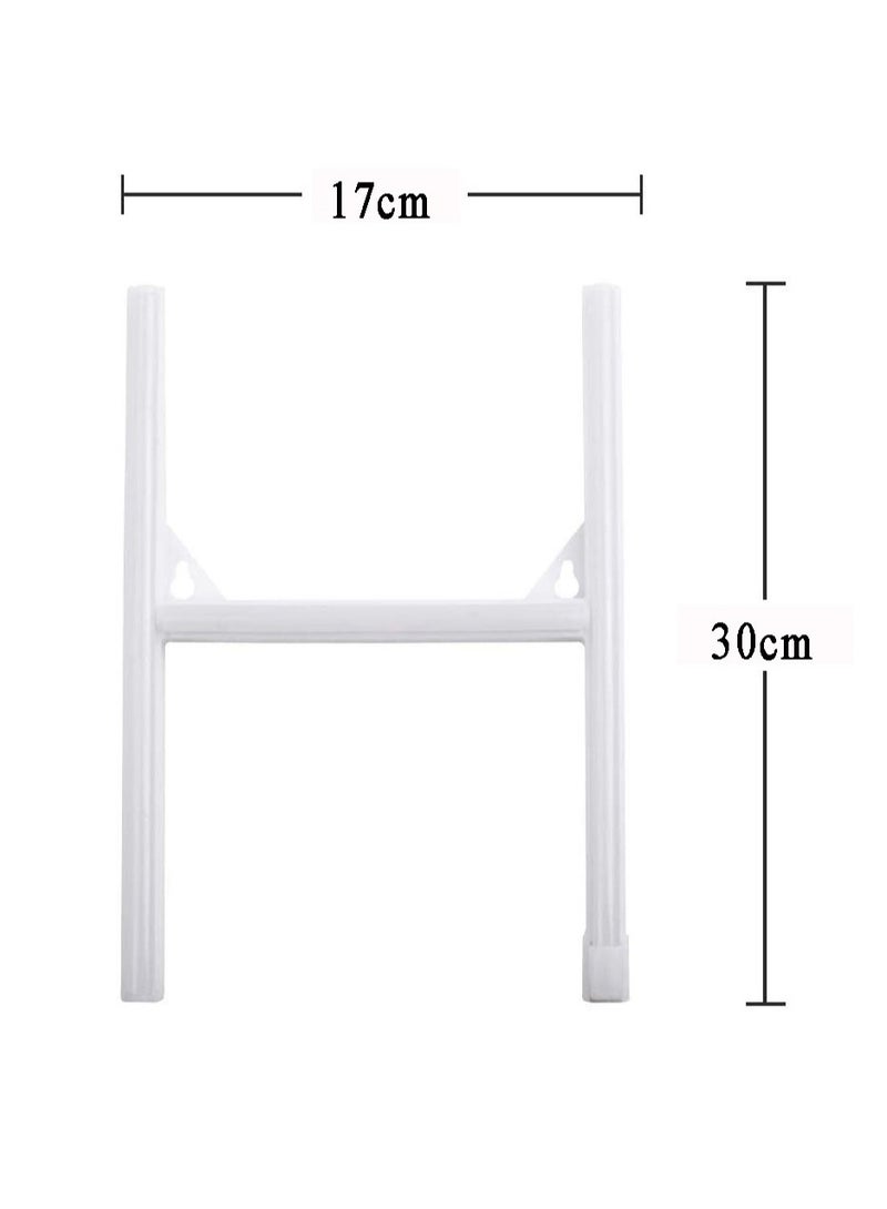 سلة حرف بإضاءة النيون باللون الأحمر الدافىء – H - Image 2