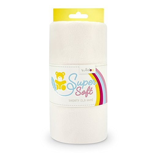 kullaloo Plush Fabric | Solid White Minky Fabric for Sewing | Super Soft Cuddle Material | 39.5x29.5 | Plushies, Baby Blankets, Pillows, Dog Beds, Cat Beds, Beanies, Baby Accessories, Apparel & More - Image 1