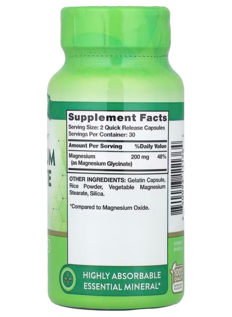 Nature's Truth, Magnesium Glycinate, Chelated, 60 capsules - Image 2
