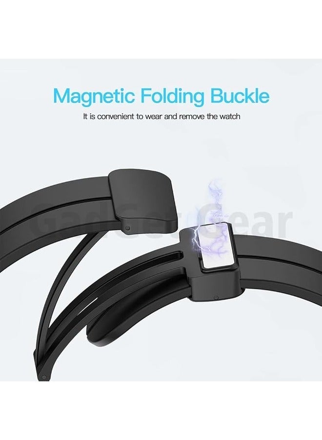 ELTRAZONE Breathable Soft Silicone Sport Band for Samsung Galaxy Watch 7 Ultra 47mm (2024) - Comfortable Wrist Strap for Men and Women  - Image 3