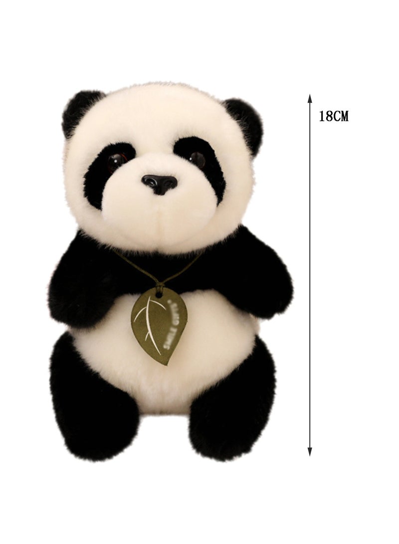 18 CM Cute Simulation Panda Plush Toy Soft Stuffed Animal Doll For Girls And Boys All Ages Gift - Image 2