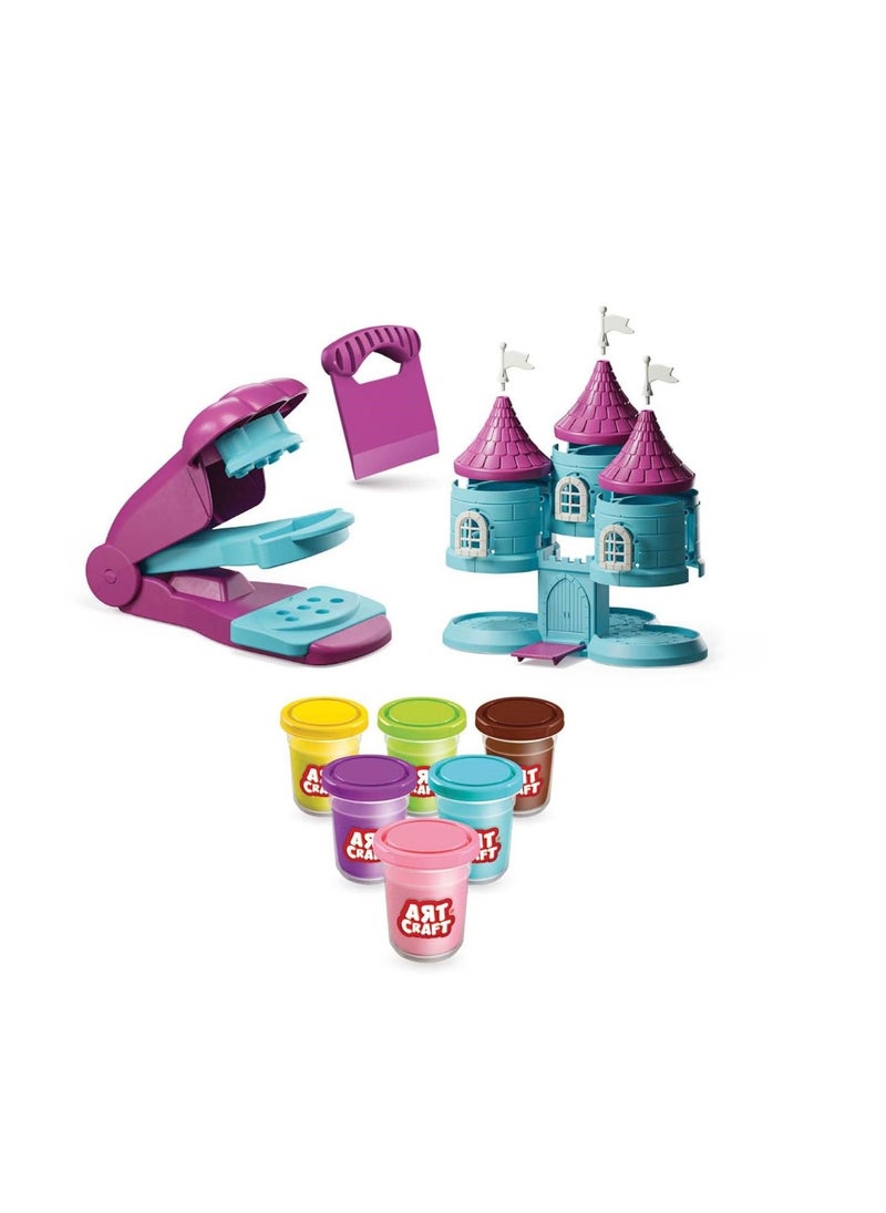 Art Craft - Fairy Tale Play Dough Castle House Set - Image 1