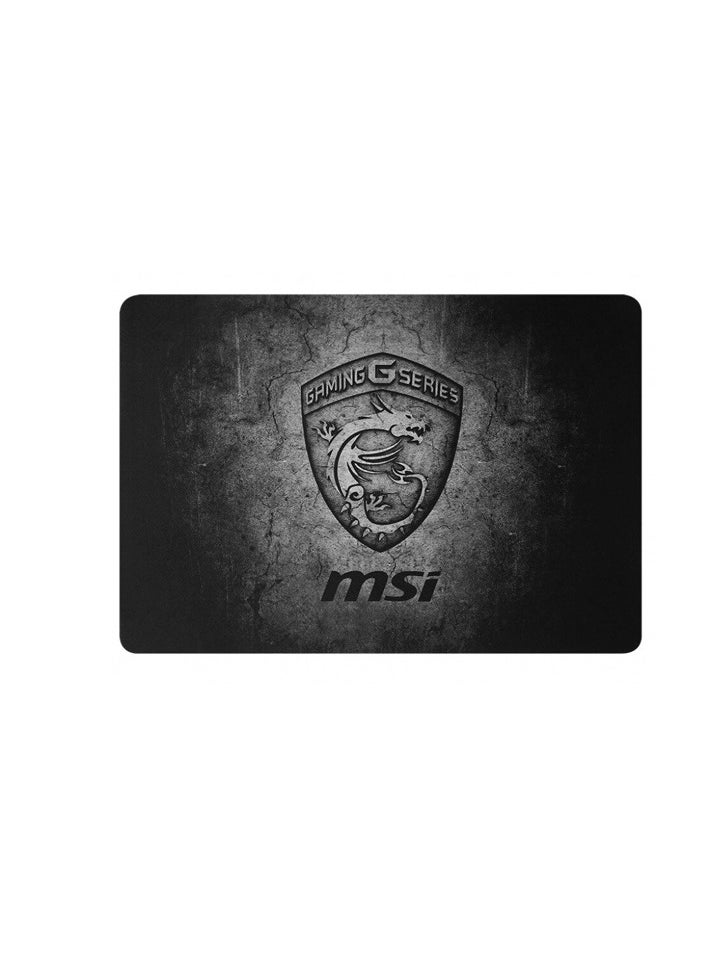 Generic - msi Shield Gaming Mouse Pad Medium Size 32 x 22 cm - Speed Fabric Edition - Rubber Base Anti Slip - Stitched Up Edge - For Gaming Mouse - Image 1